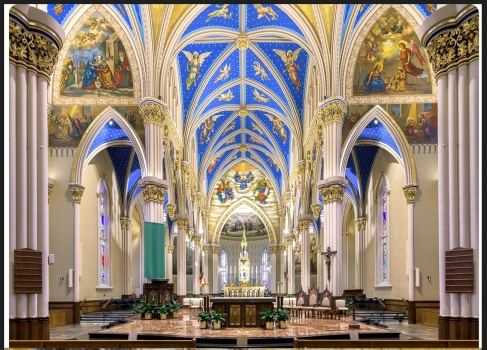 Solve CHURCH-BASILICA-SACRED-HEART-NOTRE-DAME-S.BEND-INDIANA jigsaw ...