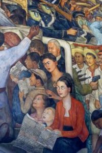 Diego Rivera Mural in the Palacio Nacional