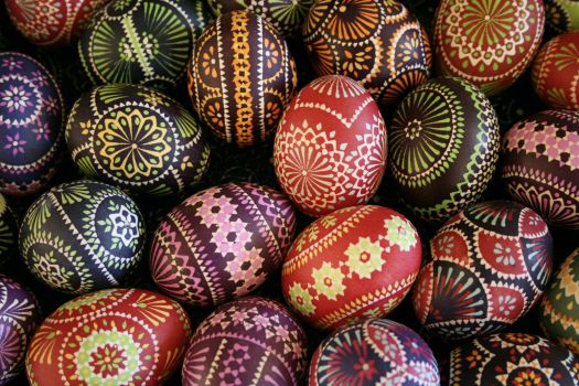 Easter Eggs, from Saxony, Germany