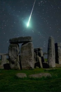 Meteor over Stonehenge
