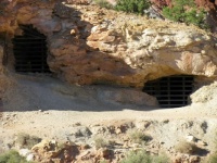 Old Mining Tunnels In Capitol Reef--Closed Off To Public Access