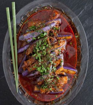 Red Cooked Eggplant