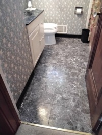 my new bathroom floor