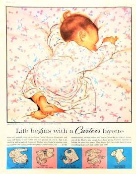 Themes Vintage ads - Carters Layette
