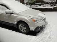 Still warm enough to slide off my cold car
