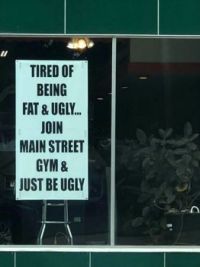 Truth in advertising.