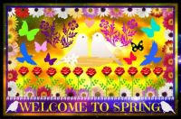 ==THEME==SPRING IS  IN  THE  AIR==WELCOME  TO SPRING==