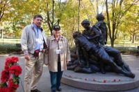 We viewed WWII  Memorial honoring women who served