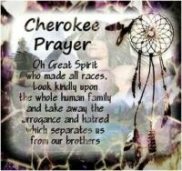 Cherokee prayer 