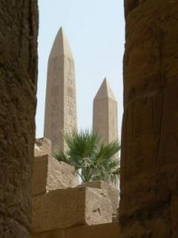 The two obelisks of Karnak