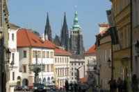archiv, Praha, cestou od Hradu