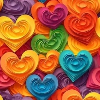 QUILLED HEARTS