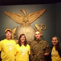 Proud family od a US Marine