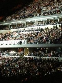 The Eagles concert crowd