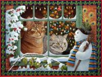 Cats in Winter