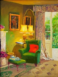 Red cushion