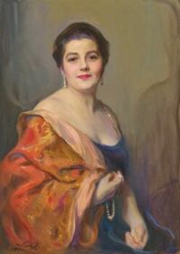Philip de László (Hungarian/British, 1869–1937), Portrait of Mrs Robert Celestin Guinness (Dickie)