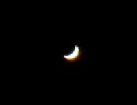 Venus showing phase like our moon.