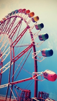 Ferris wheel at an amusement park