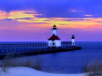 lighthouse St. Joe sunset