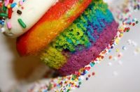 Another Rainbow Cupcake