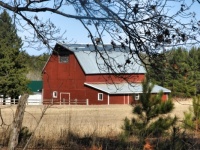 Beautiful red barn