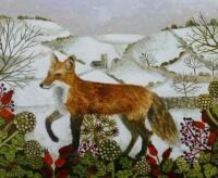 Seasonal Art - Vanessa Bowman - Fox in the Snow