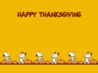 Thanksgiving - Snoopy