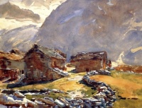 Simpson Pass chalets by John Singer Sargent