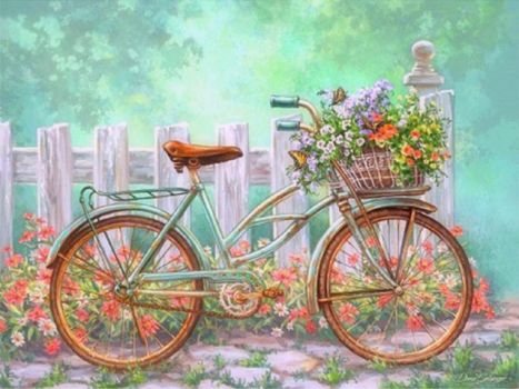 flowers-Bicycle