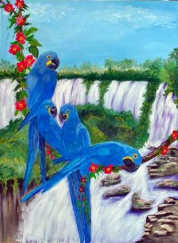 Theme ~ Waterfall Painting