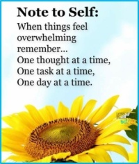 One Day at a Time!