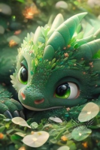 Cute baby dragon