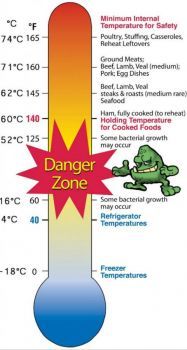 Keeping foods out of the ‘temperature danger zone’