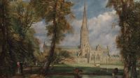 Salisbury Cathedral - Painting by John Constable