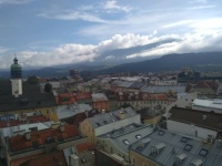 Wonderful view of Innsbruck Austria