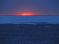 Sunrise over Lake Superior, April 14, 2022