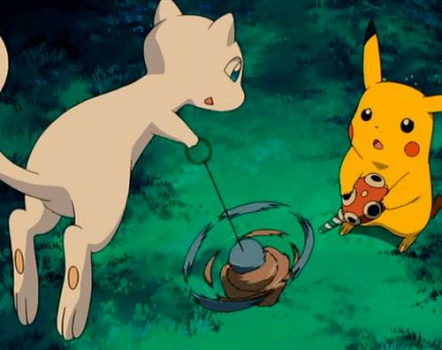 mew and pikachue
