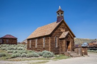 The Methodist Church in Bodie Ghost Town, California, USA