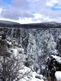 Black Canyon of the Gunnison winter