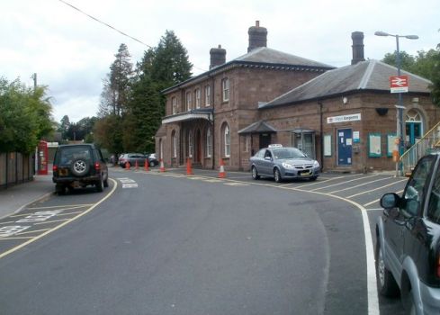 Grade II listed Abergavenny railway station