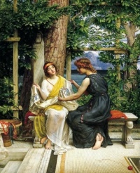 Edward John Poynter (British, 1836–1919) - Helena and Hermia