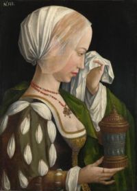 Workshop of Master of the Magdalen Legend-The Magdalen Weeping