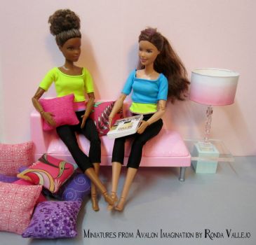 Barbie scene for pillow order.