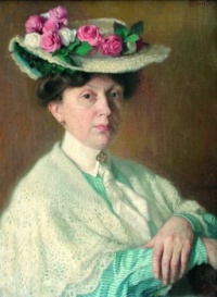 Arthur Coulin (Austro-Hungarian, 1869–1912), Portret Frieda Beldi
