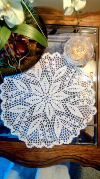 Crochet Doily - Lilly of the Valley