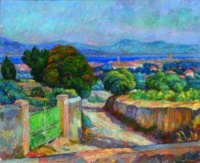 Zielona Brama, St Tropez 1909 by Józef Pankiewicz