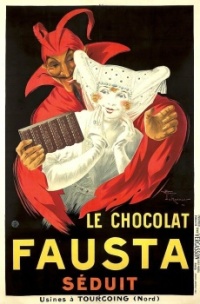 Themes Vintage ads - Le Chocolat Fausta