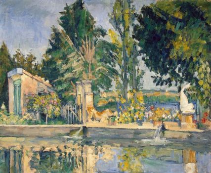 Solve Paul Cézanne Der Teich des Jas de Bouffan (1876) jigsaw puzzle