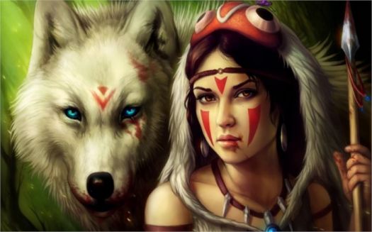 Girl and Wolf